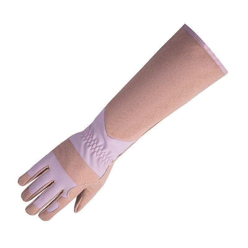Long Sleeve Gardening Gloves Thorn Proof Leather Garden Pruning Home