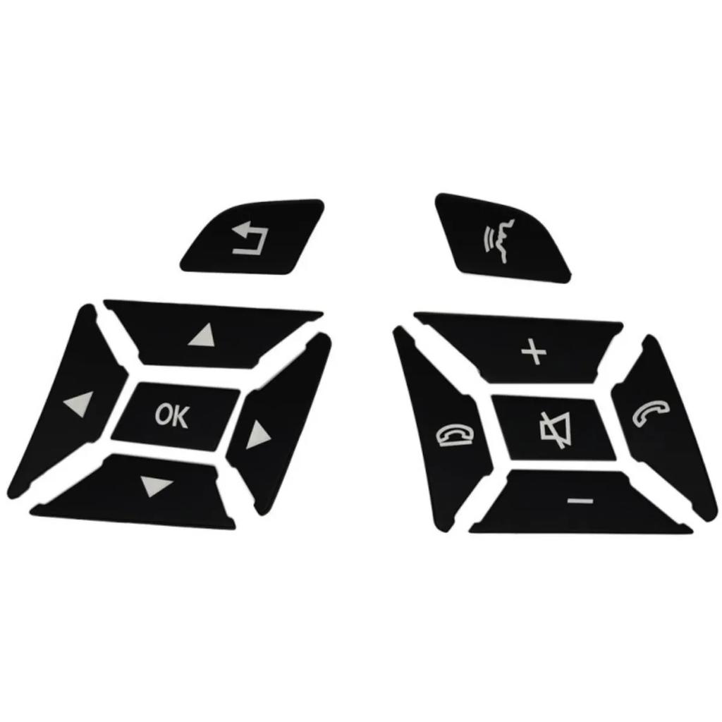 Крышка кнопки рулевого колеса автомобиля, отделка переключателя, украшение для Mercedes Benz ABCE ML GL CLA GLA GLK SL Class W176 W246 W212 W204