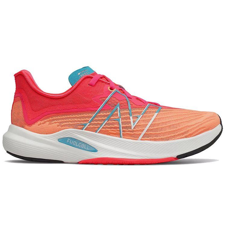 New Balance FuelCell Rebel v2 Citrus Punch Vivid Coral Женские кроссовки Оранжевые WFCXLM2