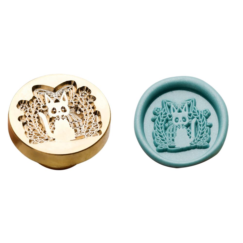 Симпатичные домашние животные, серия штампов, сделай сам, ручная печать, медная головка для свадебной открытки