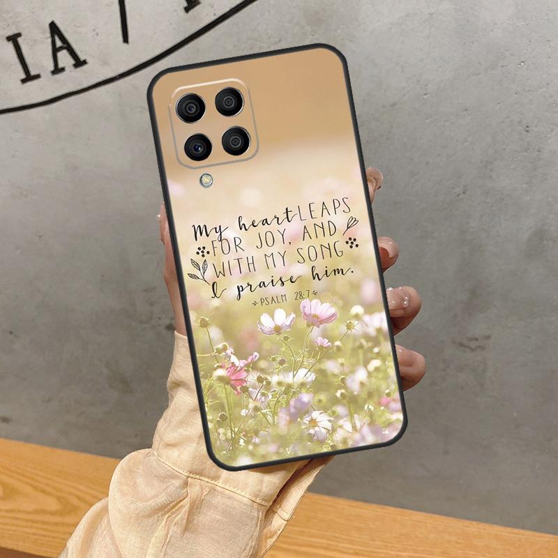 Христианские псалмы для Samsung Galaxy M52 M31 M32 M16 M11 M21 M13 M33 M35 M53 M55 M15 M14 M34 M54 M12 M06 Чехол