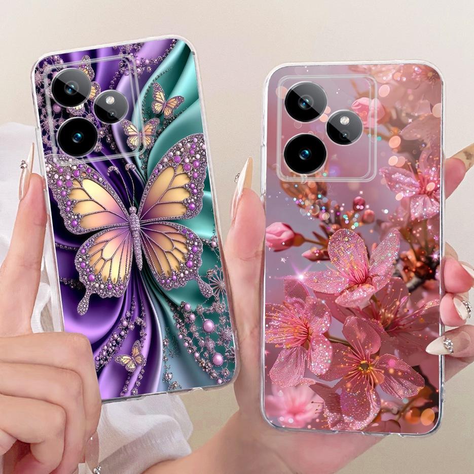 Чехол для Realme GT 7 GT7 T 5G RMX5061 Милый Лев Модный Расписной Чехол Мягкий Силиконовый Чехол для Телефона для Realme GT 7 Pro GT7T 5G