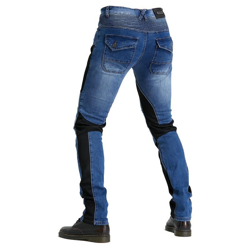 Mens Motorcycle Riding Pants With Silicone Padding Breathable Mesh Protective Gear Biker Safety