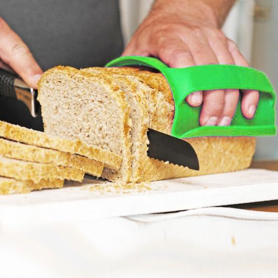 Силиконовый держатель для нарезки овощей, устойчивый к ожогам, с ручкой для приготовления пищи и