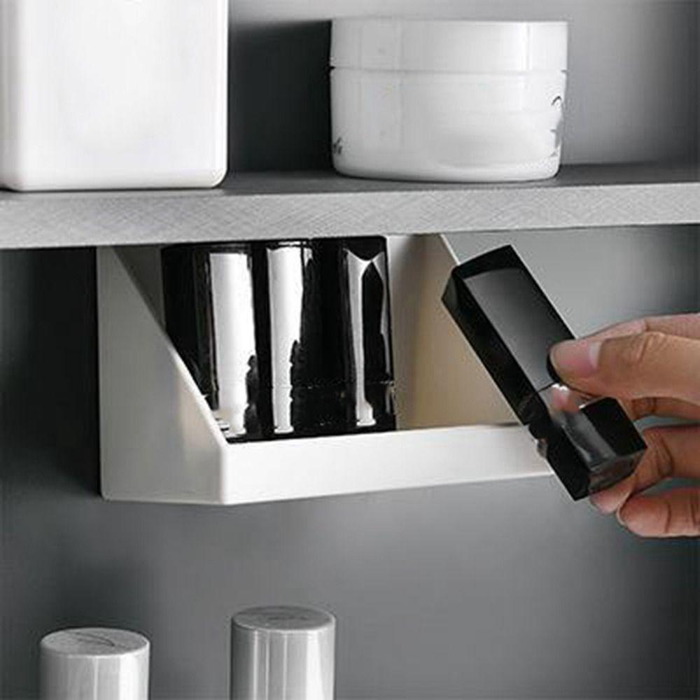 Plastic Mirror Cabinet Organizer White/Transparent Sundries Organizer Bedroom