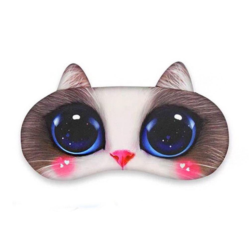 Hot Fashion Cartoon Animal Blindfold Sleeping Aid Shade Cover 3D Sleeping Eyepatch Nap Eye Mask