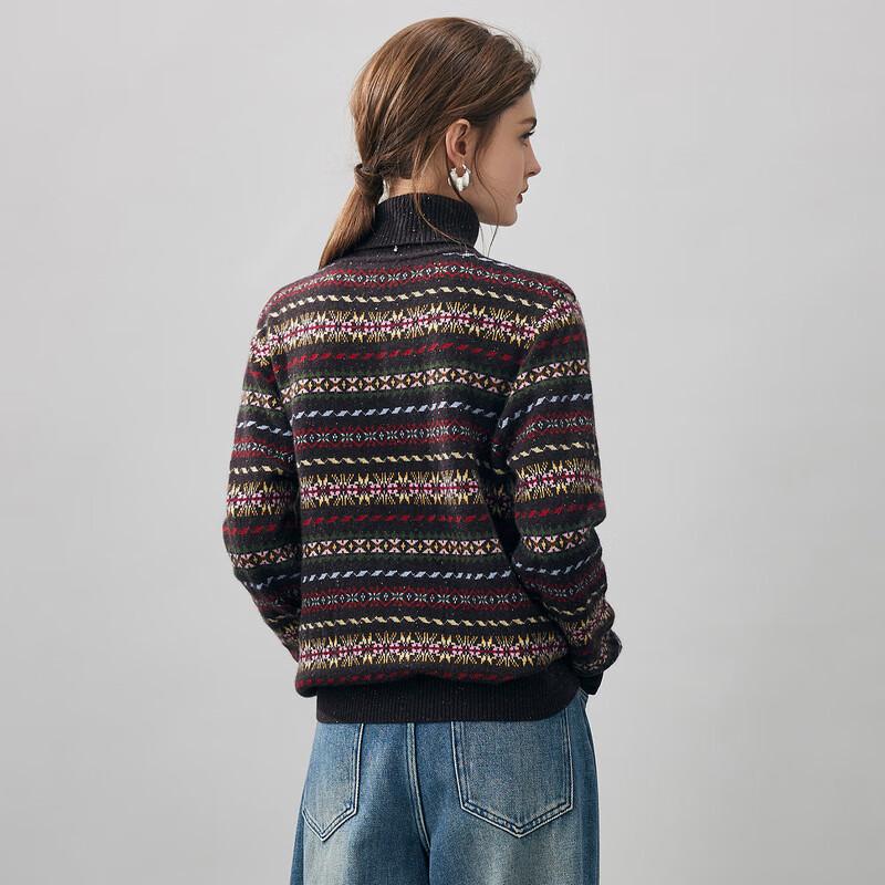 Женский кашемировый свитер в стиле Fair Isle