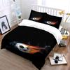 Flaming soccer ball design. Bedding sets Duvet cover sets Duvet covers Pillowcases(1 * Duvet Cover 2 * Pillowcases without duvet insert)