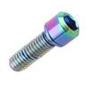   Alloy   Tapered   Screw With Washer For Mountain Bike(colorfulCelsiusM6x16)