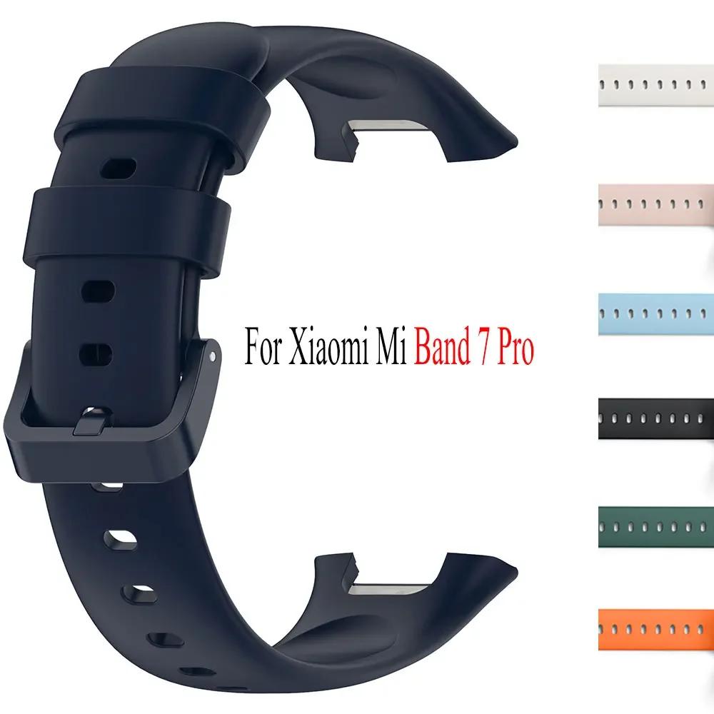 Ремешок для Mi Band 7 Pro Браслет Жидкий Силикон Браслет Умные Часы Наручный Ремешок Для MiBand 7pro Ремешок Аксессуары