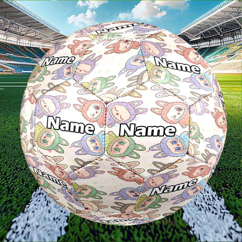 Custom Name Personalized Labubu Print Size 5 Soccer Ball Training & Match Football, for Team, Kicking, Gift for Football