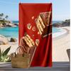 Kit Kat С принтом Быстросохнущее Пляжное полотенце Супервпитывающее Мягкое Легкое Полотенце для ванны для Бассейна Летних путешествий