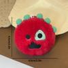 Plush Doll Keychain Cute Green Ball Little Monster Martin Keyring Photocard Holder SEONGHYEON JAMES Fans Gift