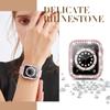 Diamond Cover For Apple Watch Case 45mm 41mm 44mm 40mm 38mm 42mm Tempered Glass Bumper Screen Protector iWatch Series 9 7 SE 6 8 5