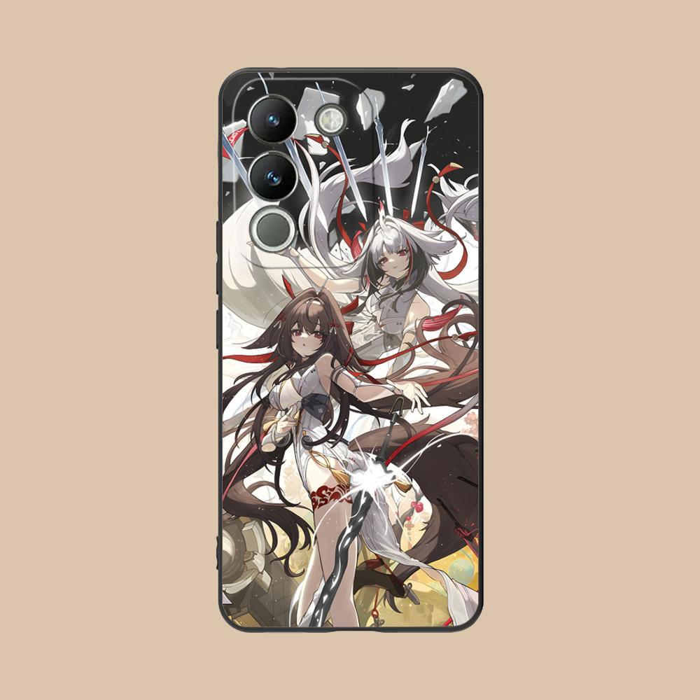 ZZZ Чехол для телефона Ye Shunguang для VIVO Y77 76 75 74 73 72 58 56 55 51 50 38 36 Y19 Y18 Y03 Y01 5G Мягкий ТПУ Ударопрочный Чехол