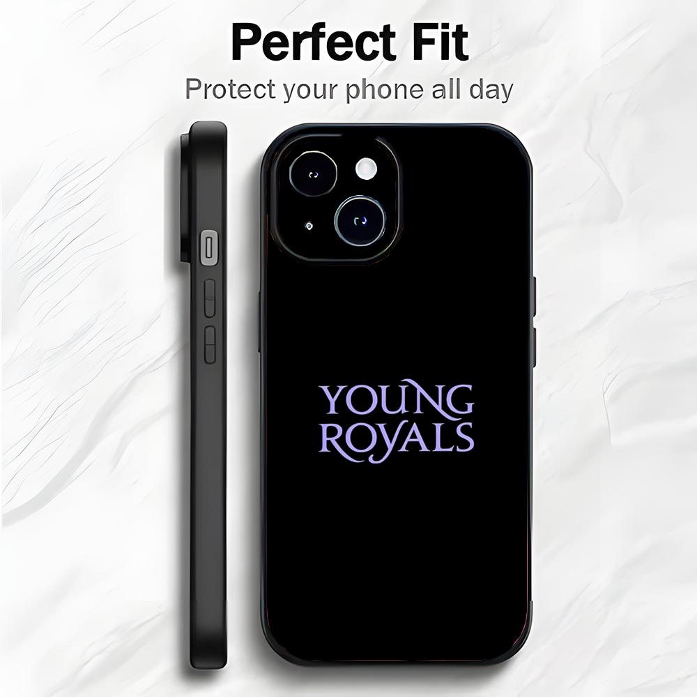 Милый Романтичный Шведский ТВ Y-Young Royals Чехол для Телефона Чехол для Телефона Мягкая Упаковка Легкий Для iPhone17 16 15 14 13ProMax