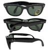 Ray-Ban Folding Sunglasses Black / Green Lens