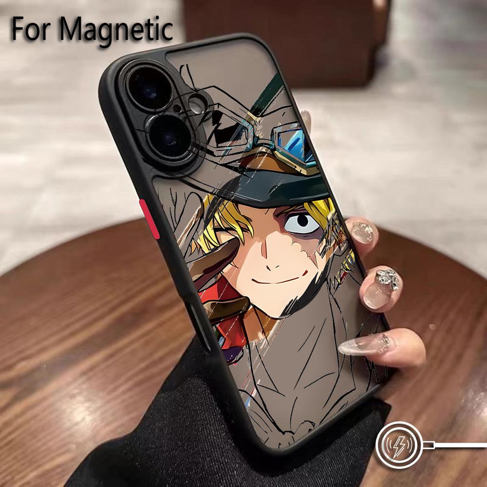 Anime Ones Pieces Luffys Zoros Phone Case for iPhone 17 16 15 14 13 12 11 Air Pro Max Mini XR XS X 7 8 6 6s Plus Matte Magnetic