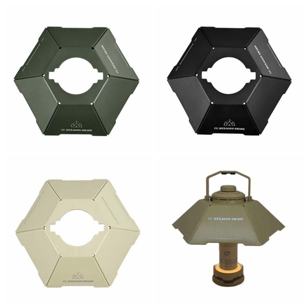Hexagon Camping Lantern Lampshade Bowl Shaped Tent Lantern Lamps Shade Light   Camping Lights