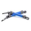 CVD Steel Rear Drive Shaft Assembly for Traxxas Slash Rustler Vxl 4x4 4wd 1/10 RC CarBlue