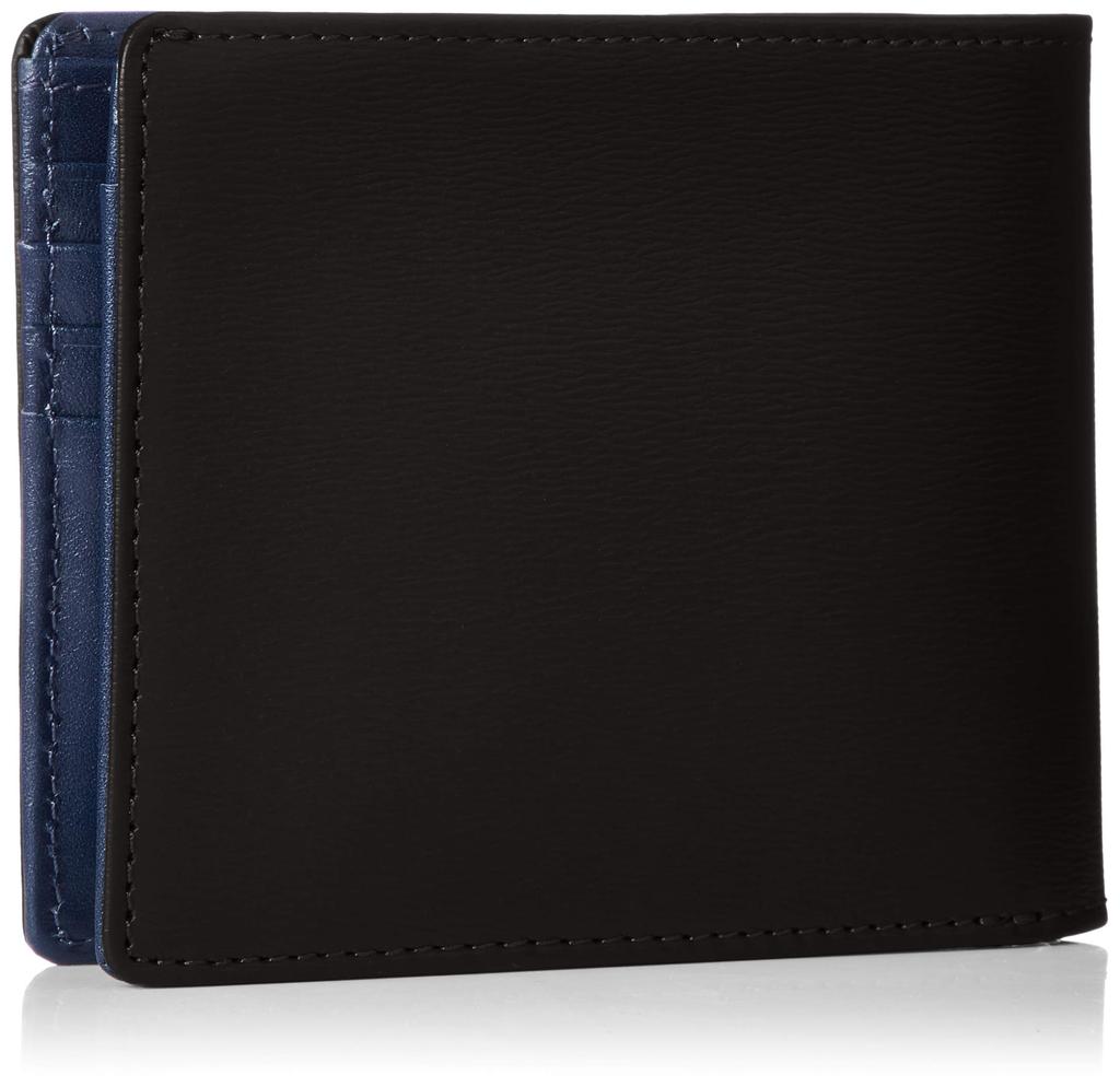 Кошелек бифолд Prairie 1957 из черной французской телячьей кожи бокс с карманом для монет