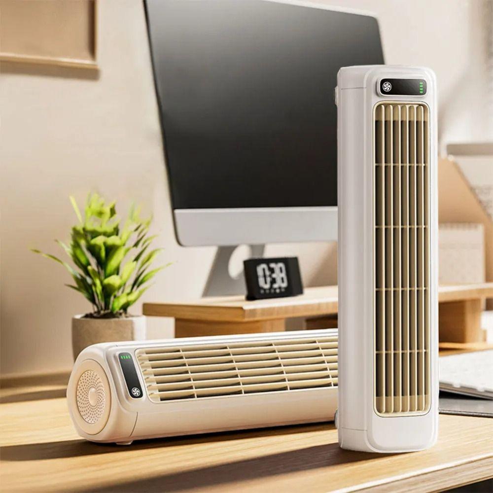 Rechargeable Desk Fan Quiet Wall Mount Fan Circulating Fan Tower Fan  Living Room