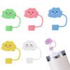 Silicone Drinking Dust Cap Cup Accessories Straw Tips Cover Creative Silicone Straw Plug Bottle