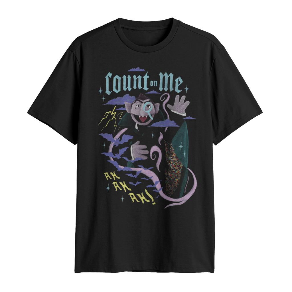 Sesame Street Unisex Adult Count On Me T-Shirt