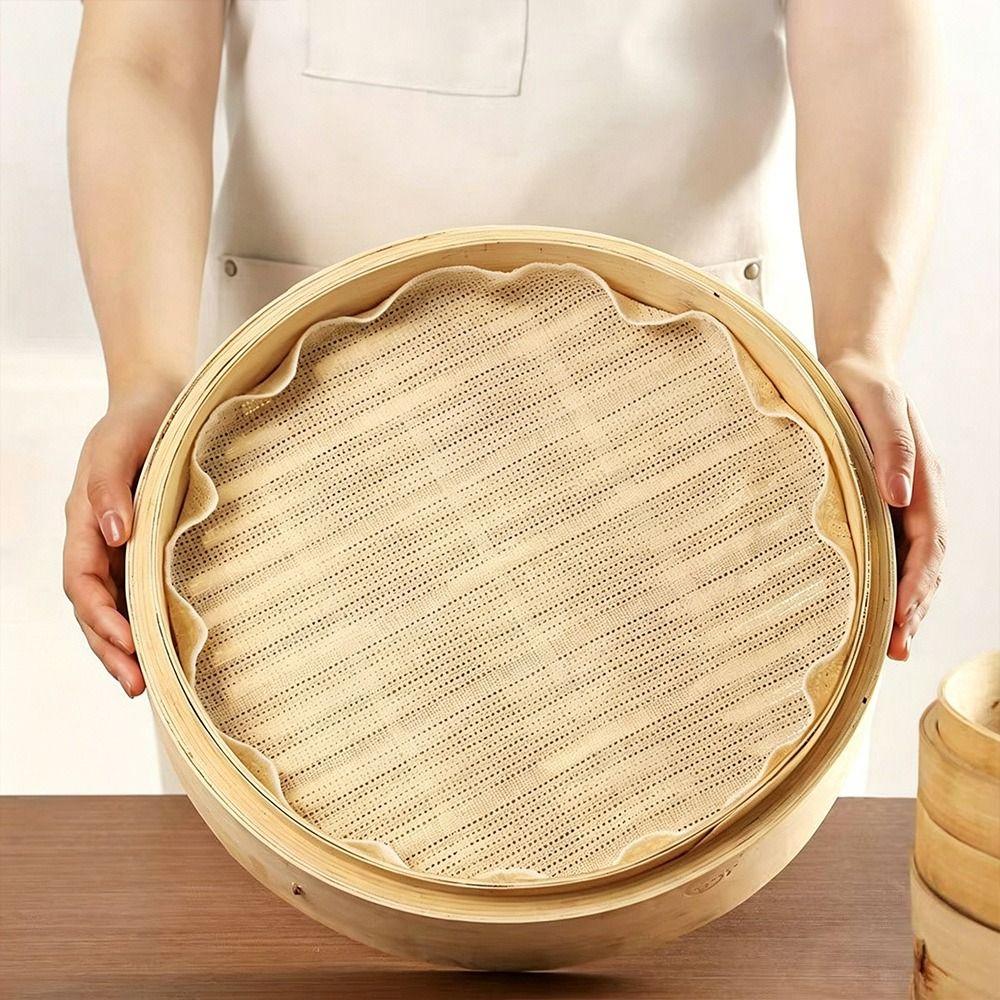 Breathable Steaming Liner Cotton Steamer Mat New Bun Steamer Cloth Bun Steaming