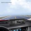 Автоматический GPS-спидометр с солнечной зарядкой, проекционный дисплей, автомобильный смарт-цифровой будильник, напоминание, измеритель, электронные аксессуары