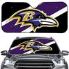 Индивидуальная солнцезащитная шторка на лобовое стекло Baltimore Ravens - Летняя версия