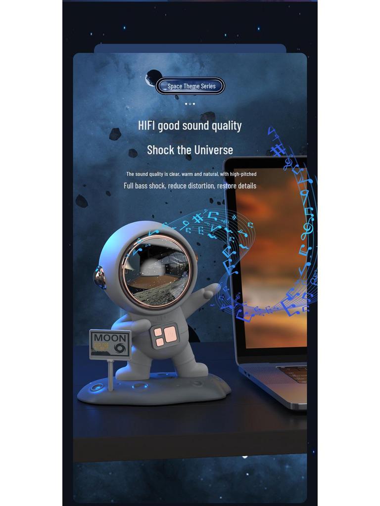 Новый Bluetooth-динамик Astronaut: USB-зарядка, настольное украшение, креативный подарок