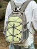 Color Block Hiking Backpack - Large Capacity, Versatile, Casual Shoulder Bag with Lanyard