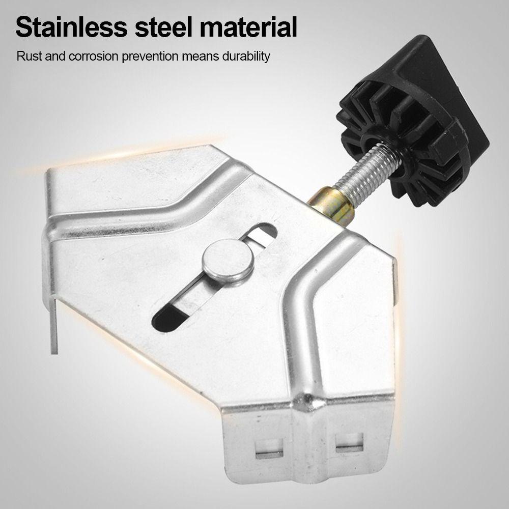 Quick Clip Right Angle Clamp Stainless Steel 90 Degree Clamp Useful Corner Locator  Cabinets