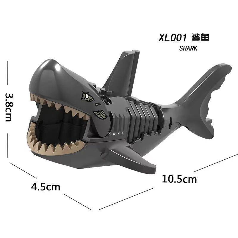 Большая Акула Карликовый Кабан Рогатая Овца Животное-Маунт Аксессуары Брони Оружие Фигурки Средневековых Рыцарей Строительные Блоки Детские Игрушки