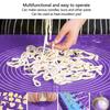 Dough Mat Scale Ring Design Static Absorption Silicone Kitchen Rolling Dough Pad for Pastries