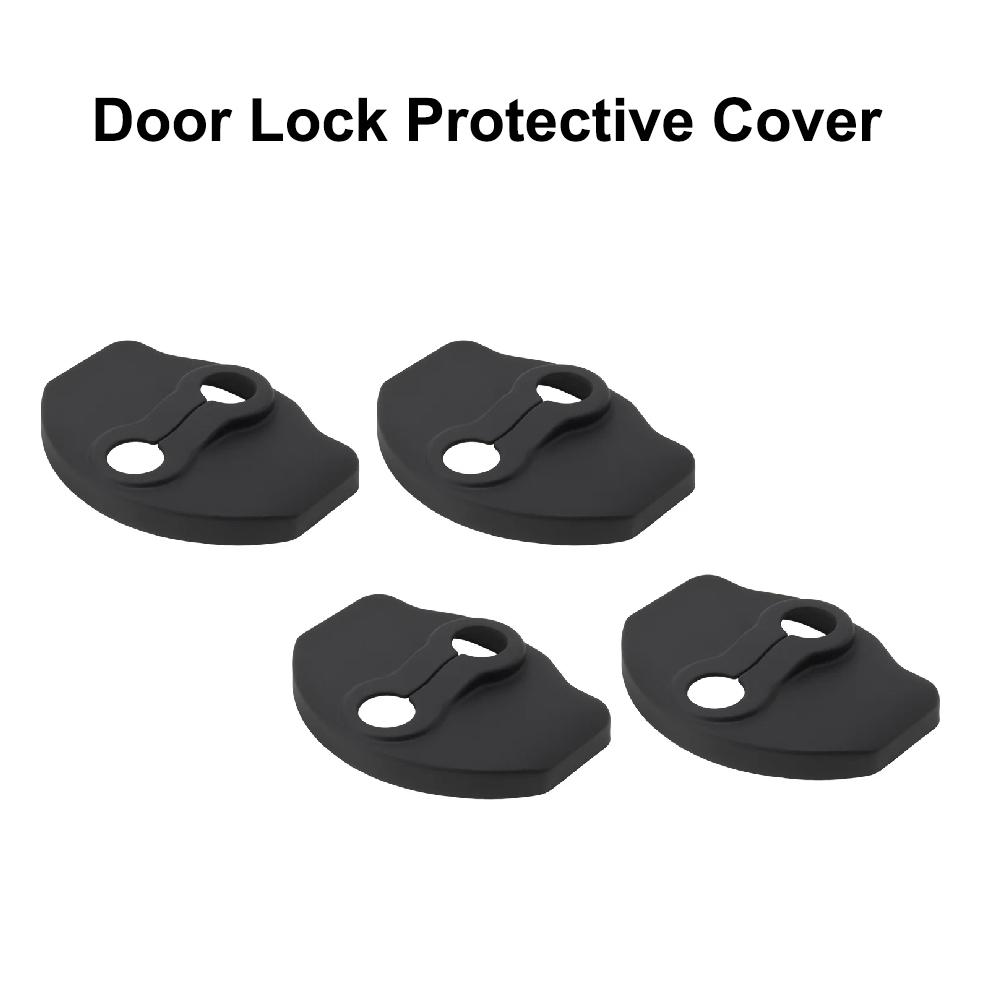for Tesla Model 3 Y Juniper Highland 2019-2025 2026 ABS Car Door Lock Limiter Protector Cover Kit Check Arm Stopper Latch Guard