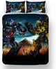 Animation T-Transformers Printing Bedding Set 2/3pcs Children's Gift Duvet Cover Youth Kids Girl Boys Gift Single/Double/Queen