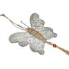 Easter Butterfly - Wooden Pendant in Rubbed Brown Color