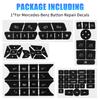 Car Button Repair Sticker Decals For Mercedes Benz C-Class W204 S204 C204 Facelift SLK-Class R172 E-Class W212 Coupe C207