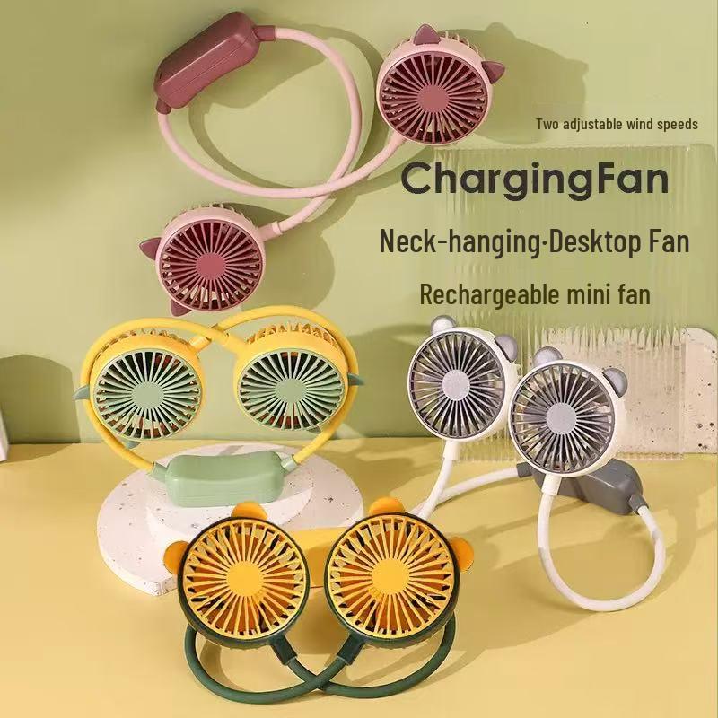 USB Rechargeable Mini Frog Fan for Desktops & Dorms