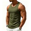 Men S Sleeveless Sports Vest Solid Color Casual Summer