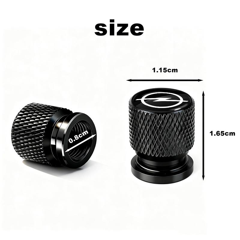 wsvz7 New Car Wheel Tire Valve Caps Air Stem Covers Accessories For Opel Astra j Insignia Astra g Corsa Zafira b Mokka Vivaro Meriva