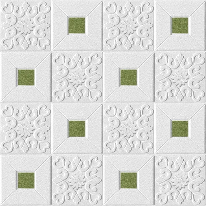 10 шт. Пенопластовые 3D наклейки Самоклеящиеся Потолочные декоративные панели Водонепроницаемые обои Гостиная Спальня Украшение дома