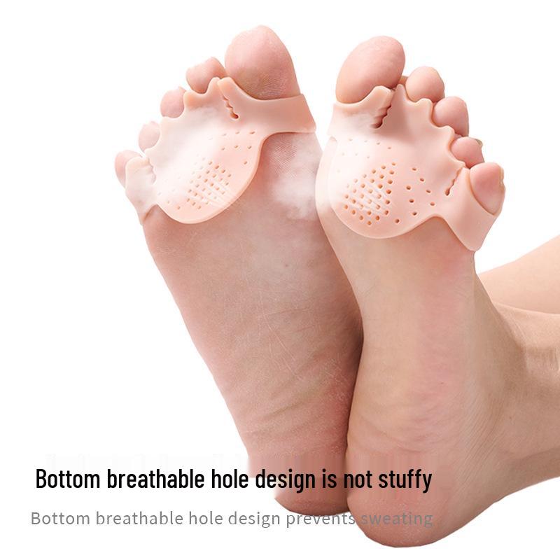 Silicone Five-Finger Toe & Arch Separator for Valgus and Thumb Overlapping Alignment