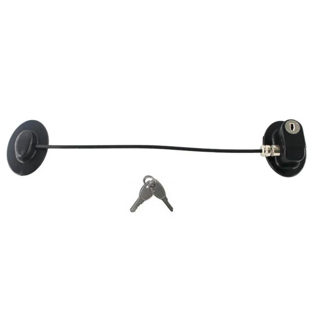 Stainless Steel Cable Baby Safety Lock Self-adhesive Security Lock with Keys Window