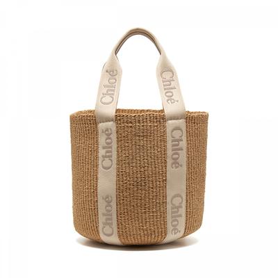 Chloe Chc23as380l18 084 Плетеная сумка-тоут Woody Large