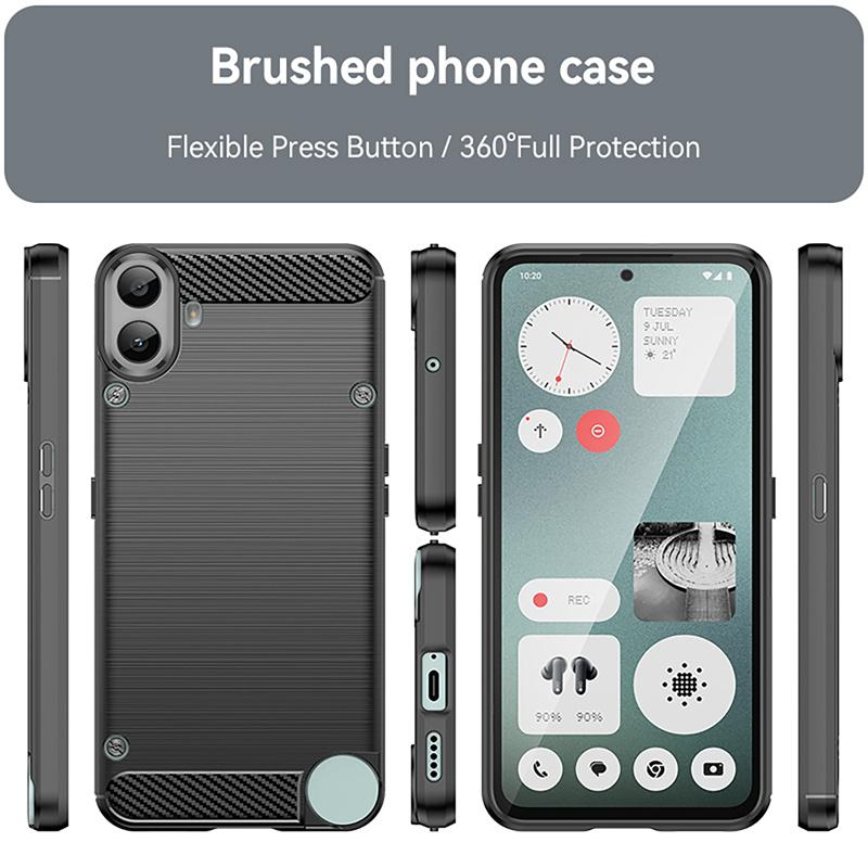 Гибкий ТПУ чехол для Nothing Phone CMF Phone 1 Защитная крышка Ударопрочные Fundas Coque Capa