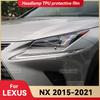 Для LEXUS NX 200 300 2015-2021 Защитная пленка на фары автомобиля, прозрачная ТПУ, пленка для защиты, тонировка передних фар, наклейка для изменения цвета