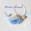 Small Resin Keyring Pearl Pendant Colorful Animal Ornament Cute Bag Decoration